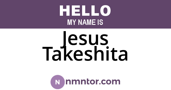 Jesus Takeshita