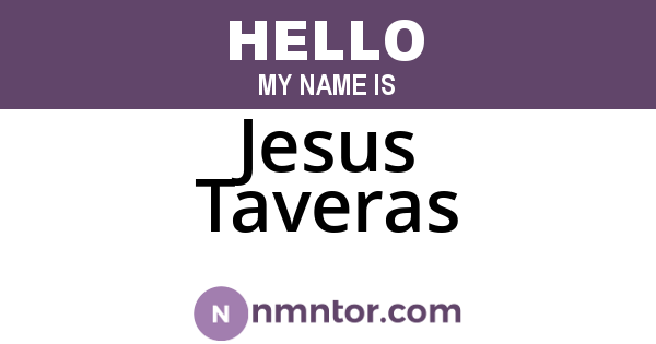 Jesus Taveras