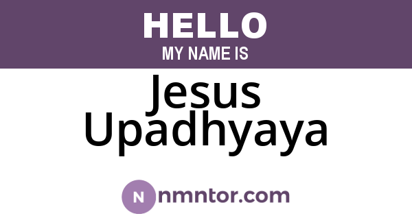 Jesus Upadhyaya
