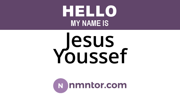 Jesus Youssef