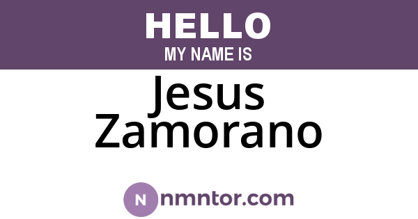 Jesus Zamorano
