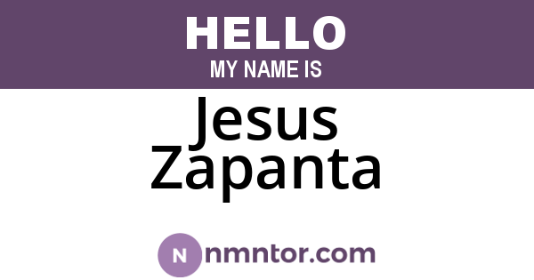 Jesus Zapanta