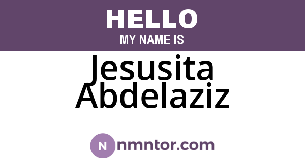 Jesusita Abdelaziz