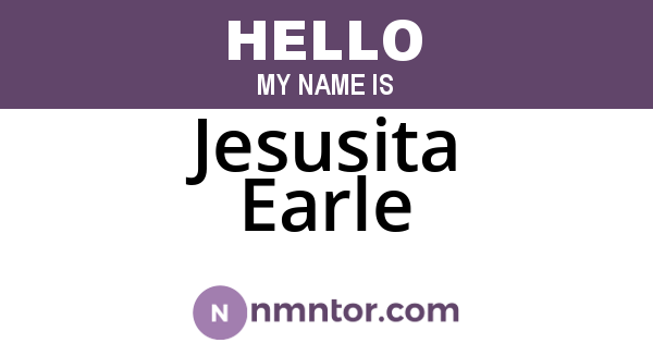 Jesusita Earle
