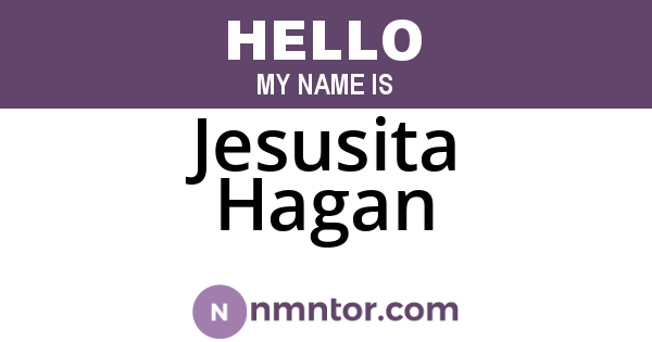 Jesusita Hagan