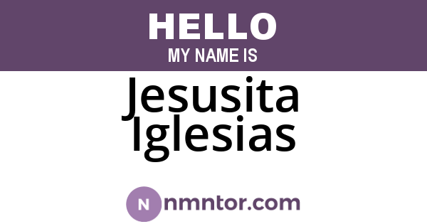 Jesusita Iglesias