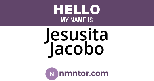 Jesusita Jacobo