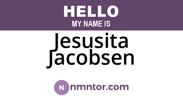 Jesusita Jacobsen