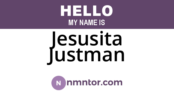 Jesusita Justman