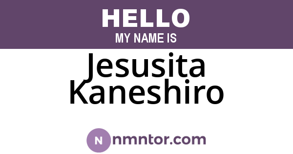 Jesusita Kaneshiro
