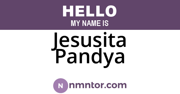 Jesusita Pandya