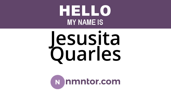 Jesusita Quarles