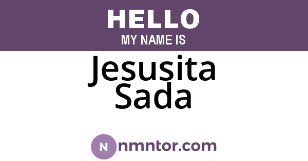 Jesusita Sada