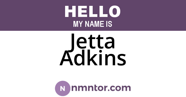 Jetta Adkins