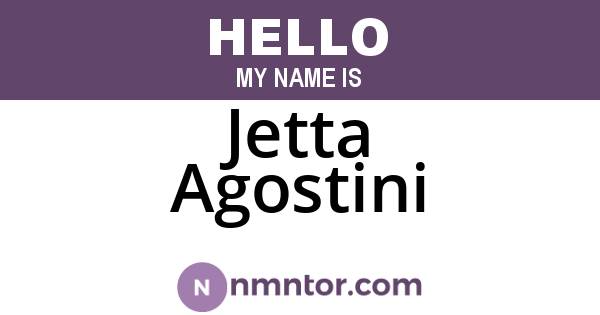 Jetta Agostini