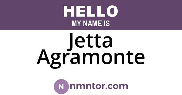 Jetta Agramonte