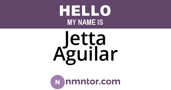 Jetta Aguilar