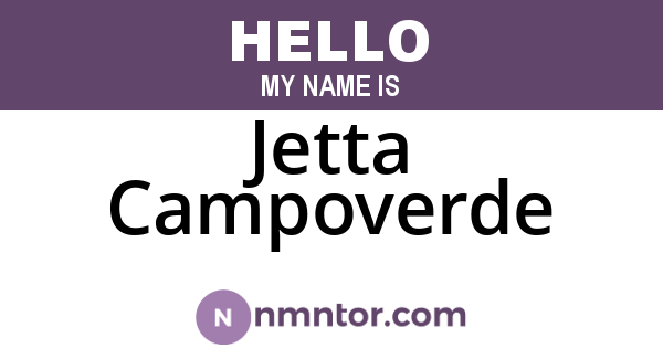 Jetta Campoverde