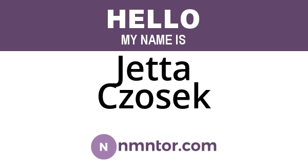 Jetta Czosek