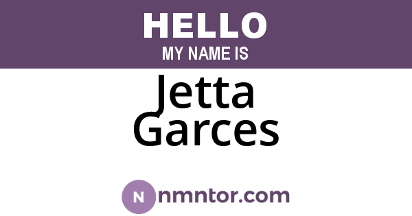 Jetta Garces