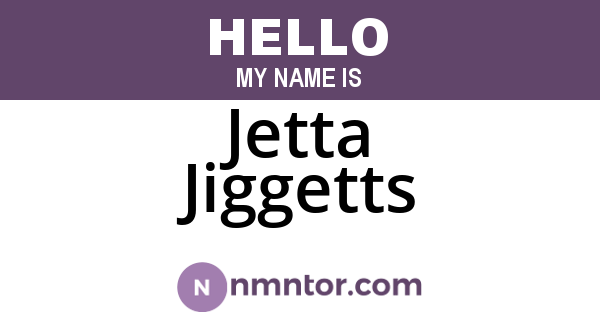 Jetta Jiggetts