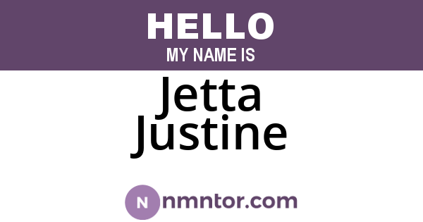 Jetta Justine