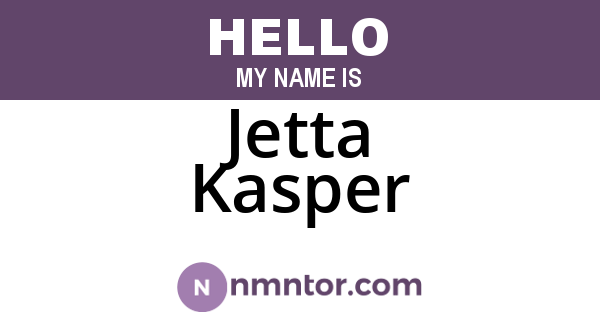 Jetta Kasper