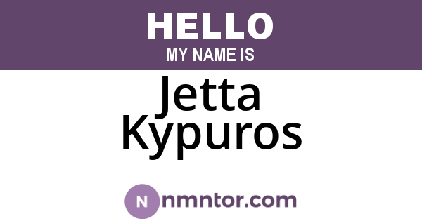 Jetta Kypuros