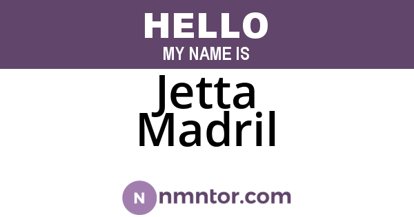 Jetta Madril