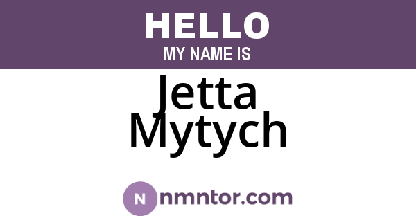 Jetta Mytych