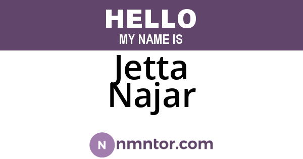 Jetta Najar