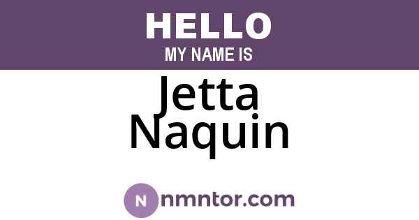 Jetta Naquin