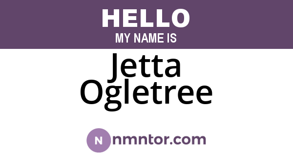 Jetta Ogletree