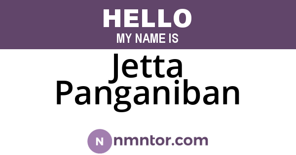 Jetta Panganiban