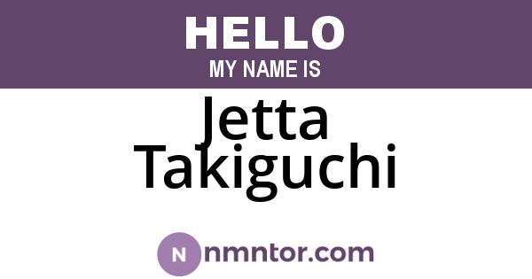 Jetta Takiguchi