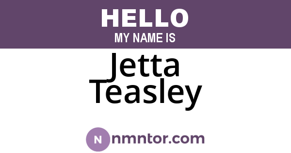 Jetta Teasley