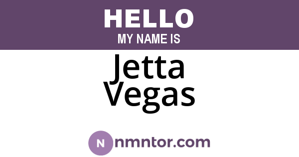 Jetta Vegas