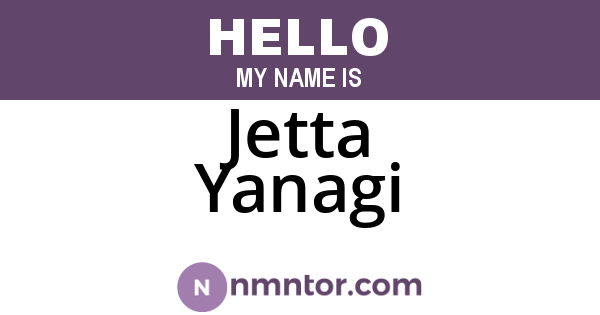 Jetta Yanagi