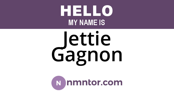 Jettie Gagnon