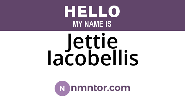 Jettie Iacobellis