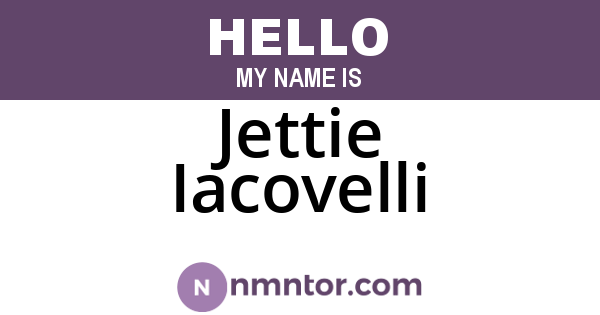 Jettie Iacovelli