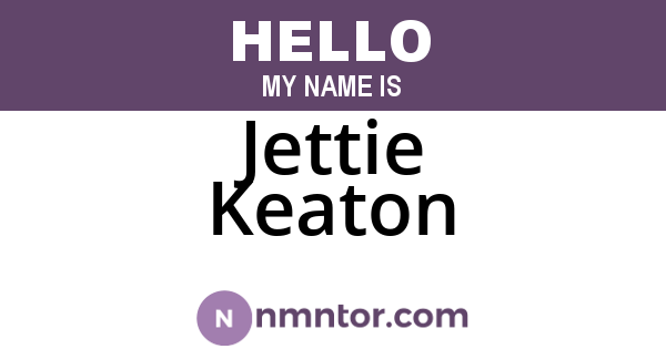 Jettie Keaton