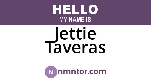 Jettie Taveras