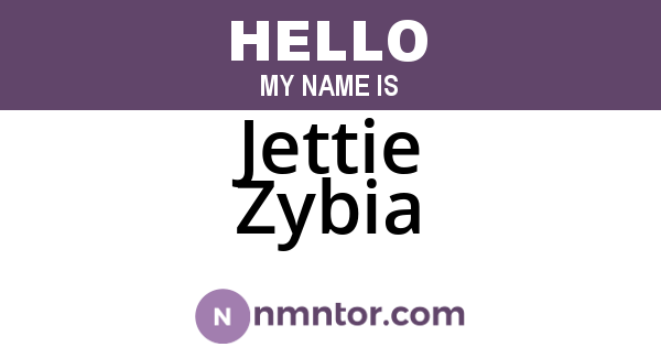 Jettie Zybia