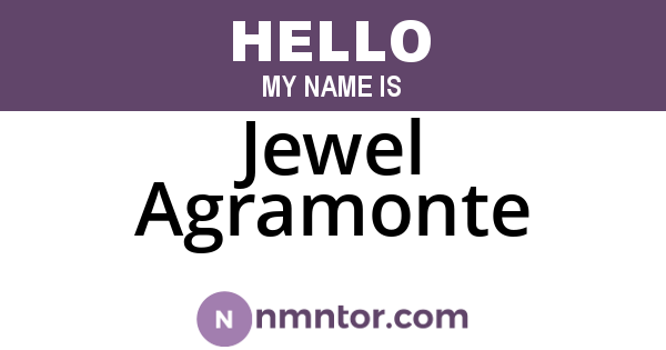 Jewel Agramonte
