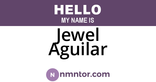 Jewel Aguilar