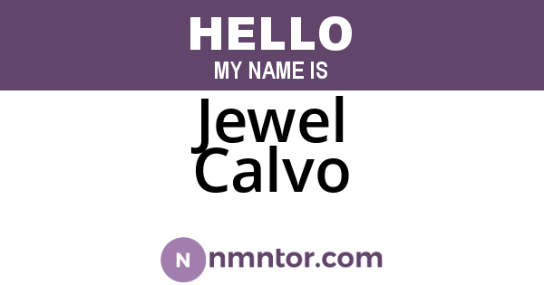 Jewel Calvo