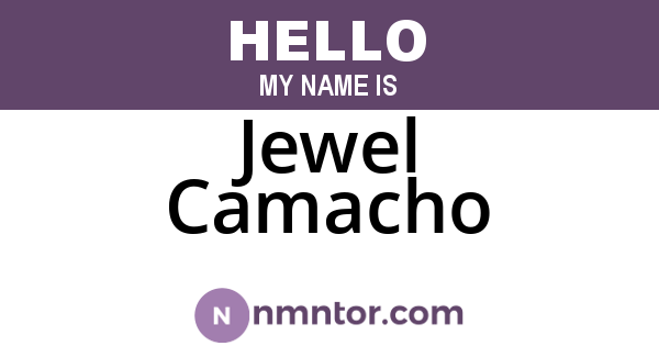 Jewel Camacho