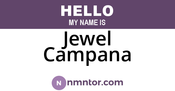 Jewel Campana