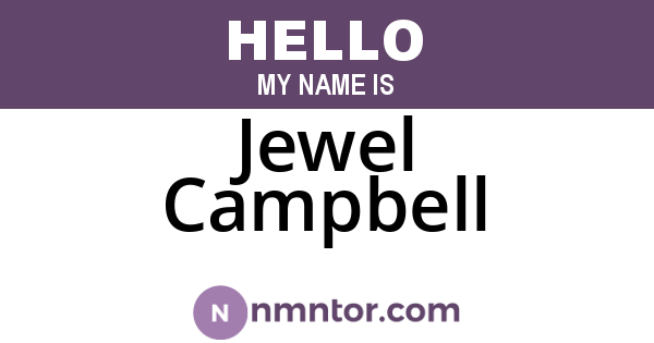 Jewel Campbell